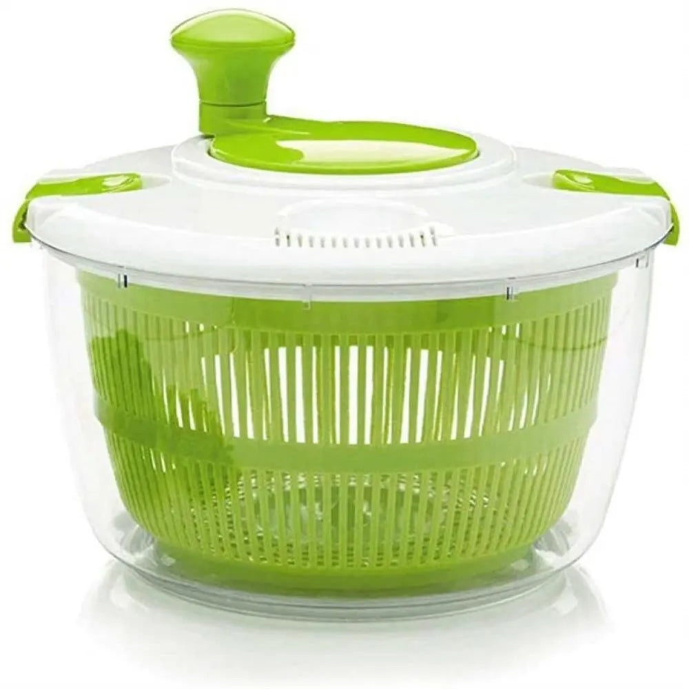 Manual Salad Spinner Dryer - Fast Water Removal for Fresh Greens