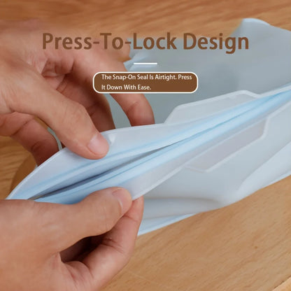 Self-Sealing Silicone Storage Bags - Freeze, Heat, Store, Repeat