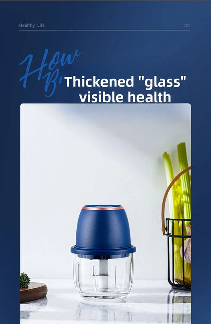 The 6-Blade Mini Chopper That Turns Prep Into Seconds