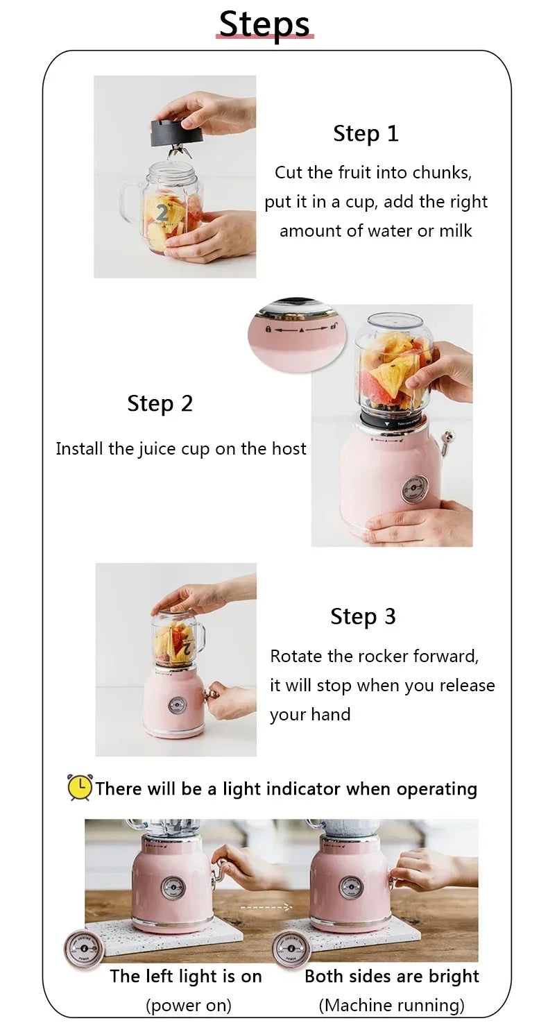 Fresh Juice in 30 Seconds - No Prep, No Mess, Just Pure Flavor